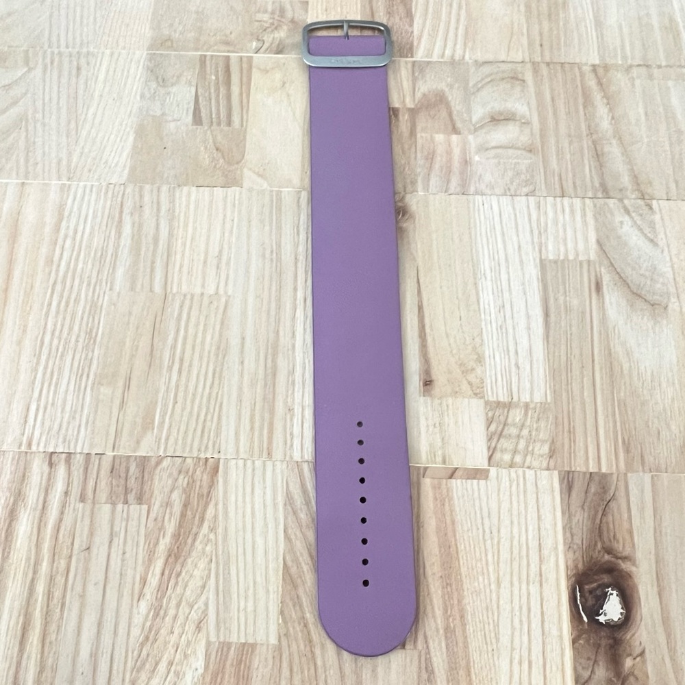 S.T.A.M.P.S. Purple Genuine leather watch strap